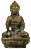 Asian Bronze Seated Buddha