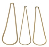 14k Yellow Gold Herringbone Necklaces