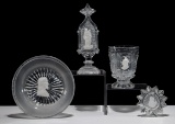 (Attributed to) Baccarat Sulphide Glass Assortment