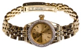 Rolex 14k Yellow Gold Case and Band Oyster Perpetual Wristwatch