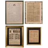 Lincoln Assassination and Newspaper Assortment