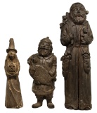 Holiday Carved Wood Statues