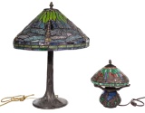 Tiffany-Style Replica Dragonfly Lamps