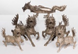 Asian Metal Qilin / Kirin and Dragon Assortment