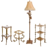 Gilt Metal Stand Assortment