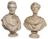Abraham Lincoln Ceramic and Fiberglass Busts
