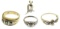 10k White and Yellow Gold and Diamond Jewelry Assortment