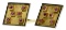 18k Bi-Color Gold and Ruby Cufflink Set