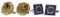 14k Gold and Gemstone Cufflink Sets