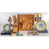 Religious Decorative Object Assortment