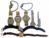 14k Gold and Costume Wrist Watch Assortment