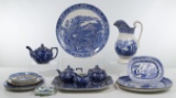 English Blue and White Porcelain Assortment