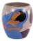 R. C. Gorman (American, 1932-2005) 'The Joke' Ceramic Vase
