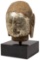 Chinese Northern Qi Carved Stone Buddha Head Sculpture
