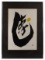 Maejima Tadaaki 'Haku Maki' (Japanese, 1924-2000) 'Poem 71-72' Woodcut