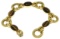 18k Yellow Gold and Tiger Eye Bracelet