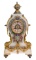 Achiele Brocot Champleve Enamel and Onyx Mantel Clock