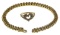 14k Yellow Gold and Diamond Ring and Tennis Bracelet