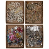 10k Gold Necklace and Costume Jewelry Assortment