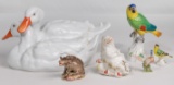 Meissen, Herend, Rosenthal and KPM Animal Figurine Assortment