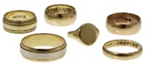14k Gold Band Ring Assortment