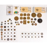 Medal, Token and World Coin Assortment