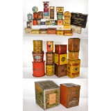 Advertising Litho Tin Container Assortment