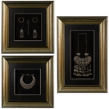 Chinese Miao Style Framed Jewelry