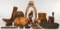 Multi-Cultural Carved Wood Decorative and Tool Assortment