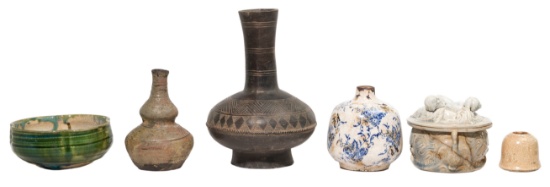 Asian Multi-Cultural Porcelain and Pottery Assortment