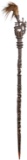 African Mali Carved Wood Staff