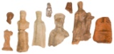 Greek Classical Pottery Figurine Assortment