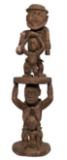 West African Yoruba Carved Wood Figure Group