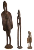 African Senufo Carved Wood Figure Assortment