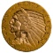 1911-S $5 Gold VF