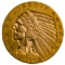 1909 $5 Gold AU