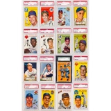 1952 and 1954 Topps Baseball PSA Assortment