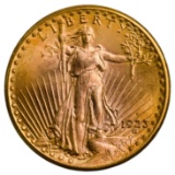 1923-D $20 Gold Unc. Details