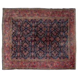 Kashan Style Wool Rug