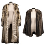 Fitch and Raccoon Fur Coats