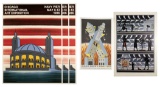 Roger Brown (American, 1941-1997) Exhibition Poster Assortment