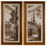 George Drummond Mansfield (American, 20th Century) Oils on Canvas Board