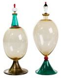 Yoichi Ohira Murano Art Glass Decanters