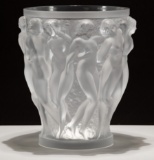 Lalique Crystal 'Bacchantes' Vase