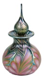 Daniel Lotton 'Fern' Art Glass Perfume Bottle