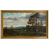 Alexander Wust (Dutch / American, 1837-1876) Oil on Canvas