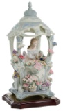 Lladro #1865 'Gazebo in Bloom' Figurine