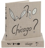 Jim Nutt (American, b.1938) 'I've Been Waiting' Lithograph and 'Who Chicago?' Clam Shell Book