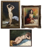 Multiple Artists Oils On Canvas