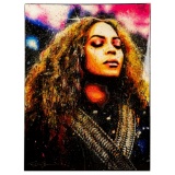Tiffanie Anderson (American, b.1988) 'Beyonce' Mixed Media on Canvas